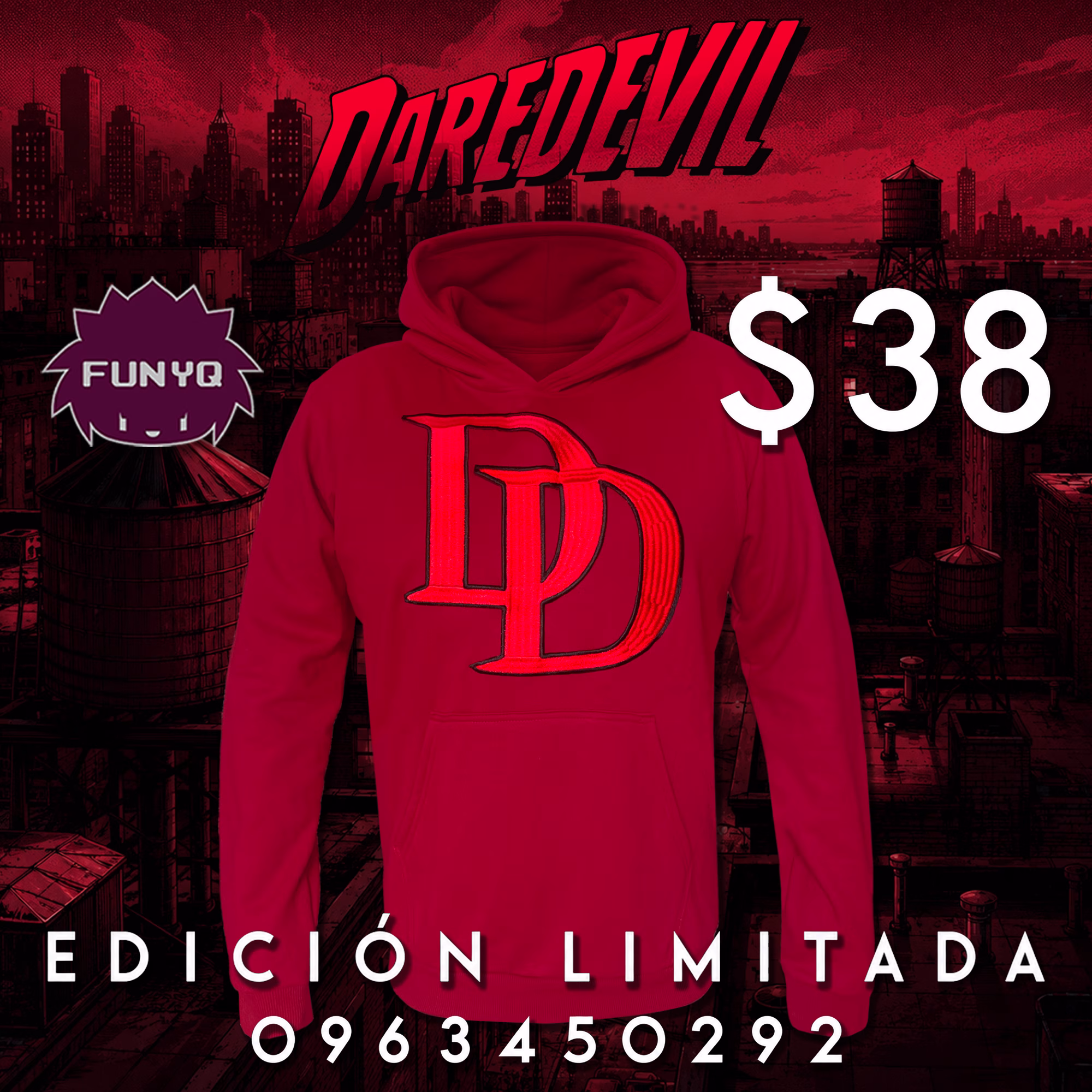 Hoodie DareDevil Comic